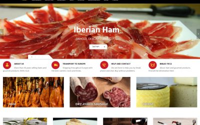 Miglioriamo il nostro negozio online che vende prosciutti e salsicce iberiche