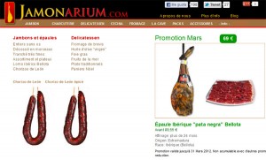 boutique en ligne de jambon espagnol Jamonarium.com